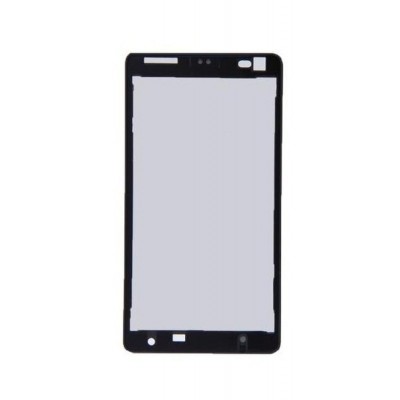 Lcd Frame Middle Chassis For Microsoft Lumia 435 Black By - Maxbhi Com