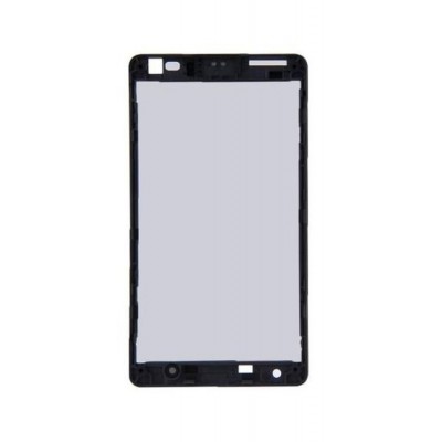 Lcd Frame Middle Chassis For Microsoft Lumia 435 Black By - Maxbhi Com