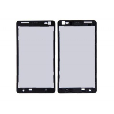 Lcd Frame Middle Chassis For Microsoft Lumia 435 White By - Maxbhi Com