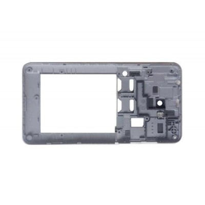 Lcd Frame Middle Chassis For Acer Liquid Z520 Black By - Maxbhi Com