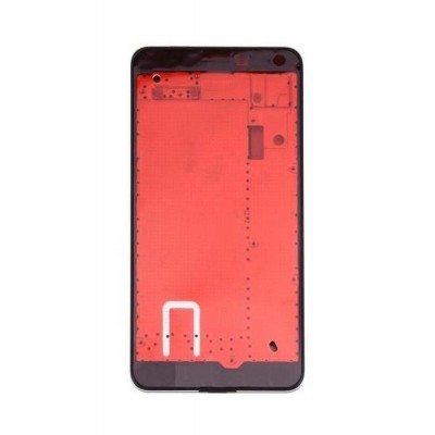 Lcd Frame Middle Chassis For Microsoft Lumia 430 Dual Sim Black By - Maxbhi Com