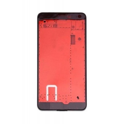 Lcd Frame Middle Chassis For Microsoft Lumia 430 White By - Maxbhi Com