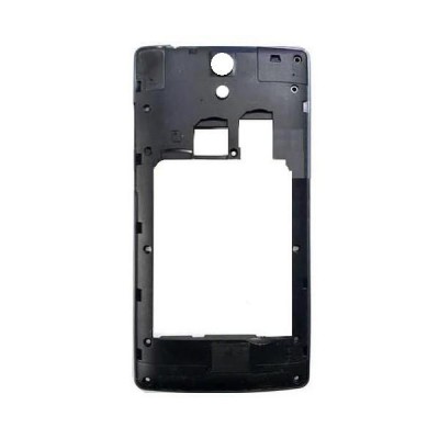 Lcd Frame Middle Chassis For Oppo Mirror 3 Black By - Maxbhi Com