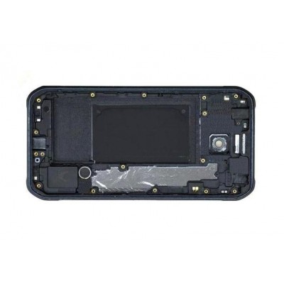 Lcd Frame Middle Chassis For Samsung Galaxy S6 Active Black By - Maxbhi Com
