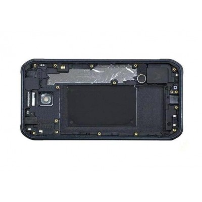 Lcd Frame Middle Chassis For Samsung Galaxy S6 Active Black By - Maxbhi Com
