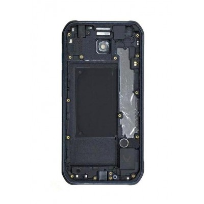 Lcd Frame Middle Chassis For Samsung Galaxy S6 Active White By - Maxbhi Com