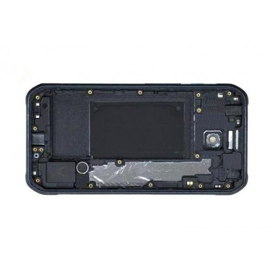 Lcd Frame Middle Chassis For Samsung Galaxy S6 Active White By - Maxbhi Com
