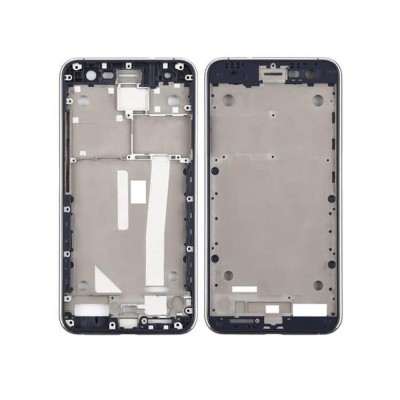 Lcd Frame Middle Chassis For Asus Zenfone 2 Laser Ze601kl Black By - Maxbhi Com