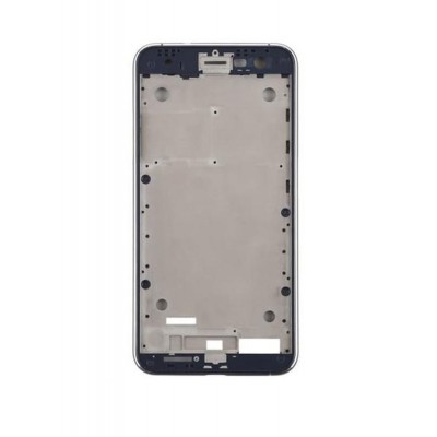Lcd Frame Middle Chassis For Asus Zenfone 2 Laser Ze601kl Black By - Maxbhi Com