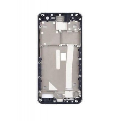 Lcd Frame Middle Chassis For Asus Zenfone 2 Laser Ze601kl Silver By - Maxbhi Com