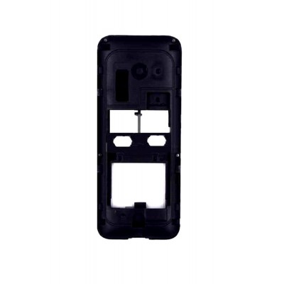 Lcd Frame Middle Chassis For Microsoft Nokia 222 Dual Sim Black By - Maxbhi Com