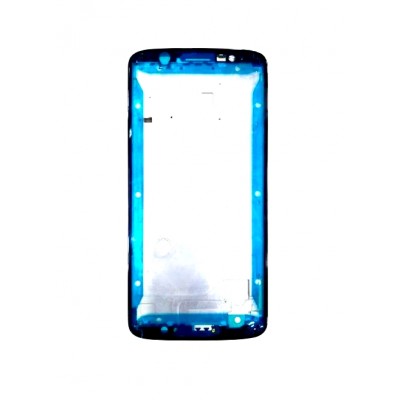 Lcd Frame Middle Chassis For Motorola Moto X Force 64gb White By - Maxbhi Com