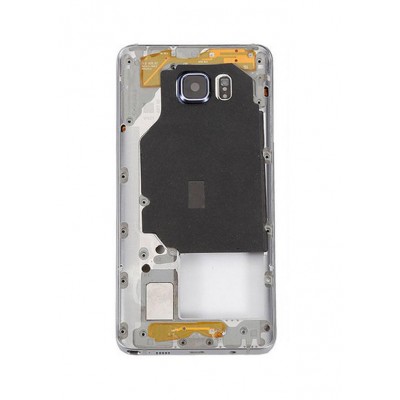 Lcd Frame Middle Chassis For Samsung Galaxy Note5 Cdma Black By - Maxbhi Com