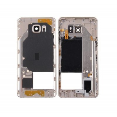 Lcd Frame Middle Chassis For Samsung Galaxy Note5 Cdma Gold By - Maxbhi Com