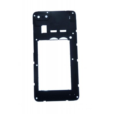 Lcd Frame Middle Chassis For Wiko Sunny 3 Silver By - Maxbhi Com