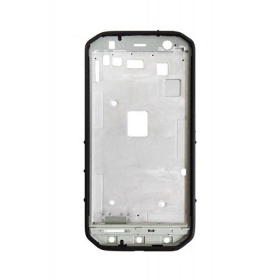 Lcd Frame Middle Chassis For Cat S30 White By - Maxbhi Com