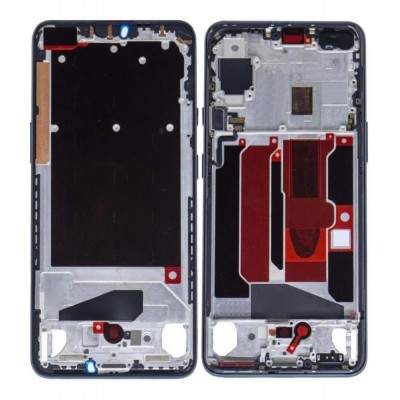 Lcd Frame Middle Chassis For Oneplus Nord Blue By - Maxbhi Com