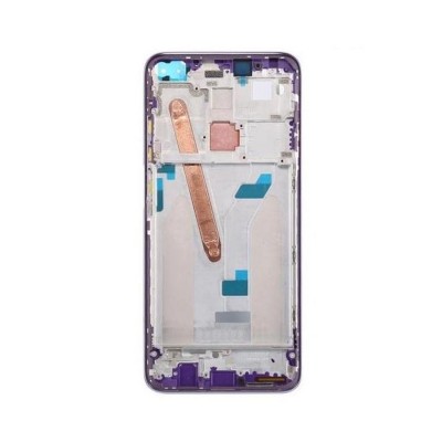 Lcd Frame Middle Chassis For Xiaomi Redmi K30i White By - Maxbhi Com