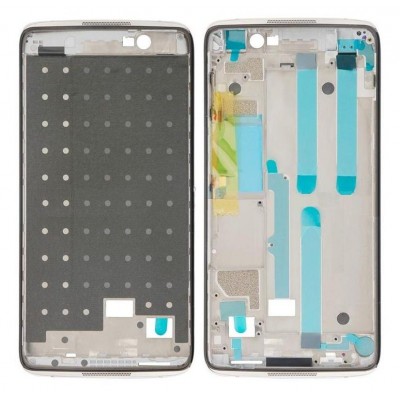 Lcd Frame Middle Chassis For Alcatel Idol 4 White By - Maxbhi Com