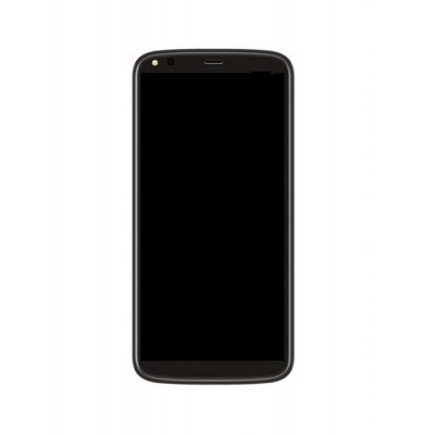 Lcd Frame Middle Chassis For Blu G5 Plus Black By - Maxbhi Com