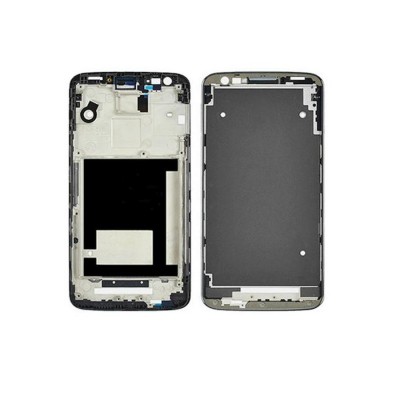 Lcd Frame Middle Chassis For Lg Stylus 2 Plus Black By - Maxbhi Com