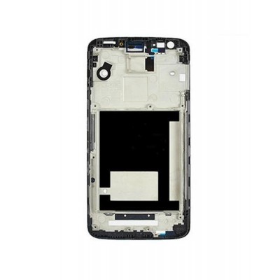 Lcd Frame Middle Chassis For Lg Stylus 2 Plus Black By - Maxbhi Com
