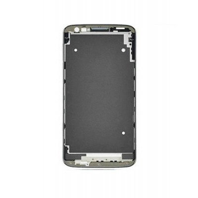 Lcd Frame Middle Chassis For Lg Stylus 2 Plus Black By - Maxbhi Com