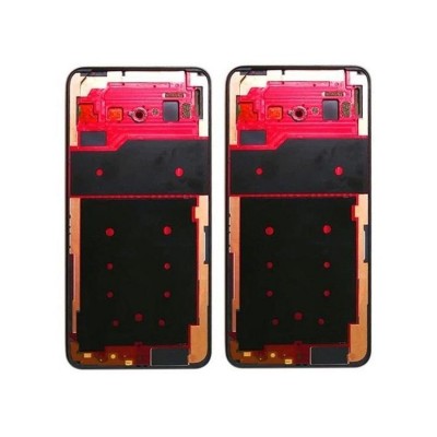 Lcd Frame Middle Chassis For Vivo Nex A Red By - Maxbhi Com