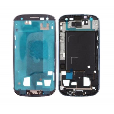 Lcd Frame Middle Chassis For Samsung G3812b Galaxy S3 Slim Black By - Maxbhi Com