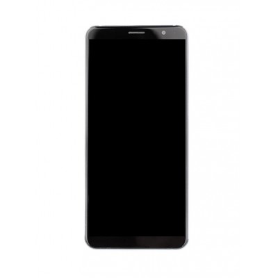 Lcd Frame Middle Chassis For Zte Blade Max View Black By - Maxbhi Com