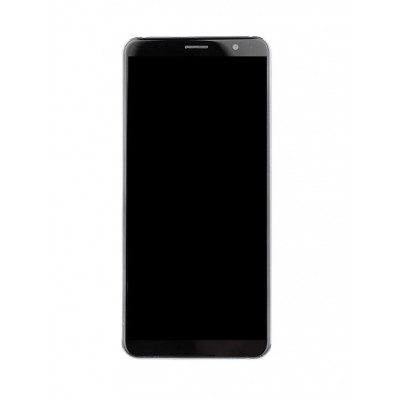 Lcd Frame Middle Chassis For Zte Blade Max View White By - Maxbhi Com