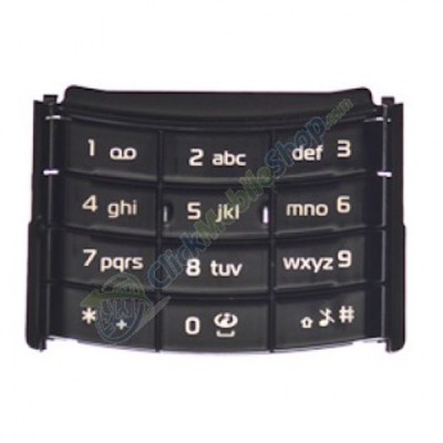 Bottom Keypad For Nokia 6500 slide - Black