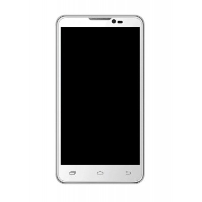 Lcd Frame Middle Chassis For Micromax A111 Canvas Doodle White By - Maxbhi Com