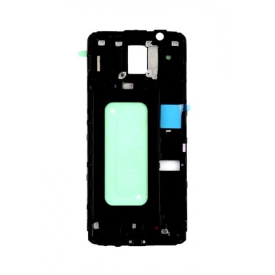 Lcd Frame Middle Chassis For Samsung Galaxy J8 Plus Black By - Maxbhi Com