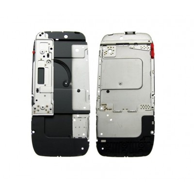 Lcd Frame Middle Chassis For Nokia E75 Black By - Maxbhi Com
