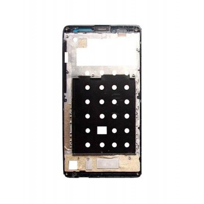 Lcd Frame Middle Chassis For Lenovo A889 Black By - Maxbhi Com