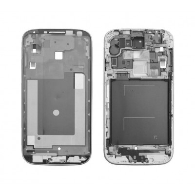 Lcd Frame Middle Chassis For Samsung Galaxy S4 Red By - Maxbhi Com
