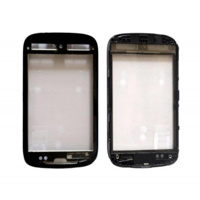 Lcd Frame Middle Chassis For Htc Explorer A310e Black By - Maxbhi Com