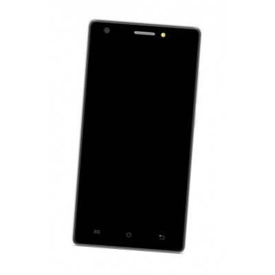 Lcd Frame Middle Chassis For Lava Iris X5 4g Black By - Maxbhi Com