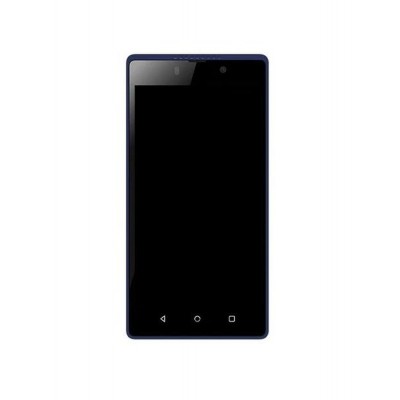 Lcd Frame Middle Chassis For Lyf F8 Black By - Maxbhi Com