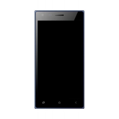 Lcd Frame Middle Chassis For Micromax Canvas Xpress 4g Q413 Blue By - Maxbhi Com