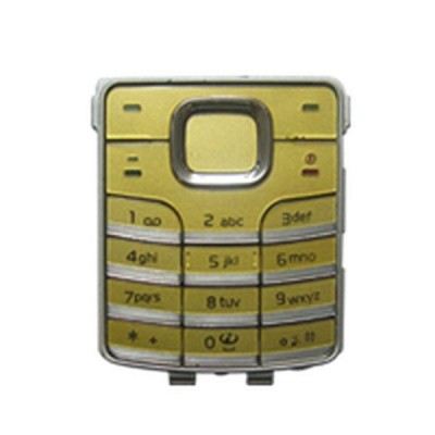 Keypad For Nokia 6500 classic - Golden