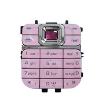 Keypad For Nokia 7360 - Pink