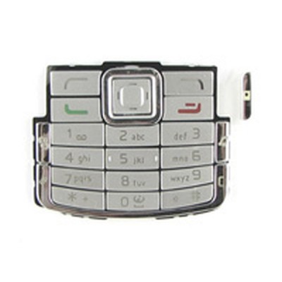 Keypad For Nokia N72 - Silver