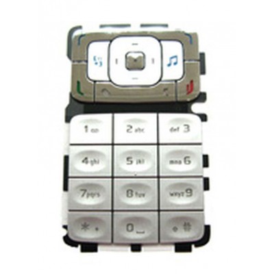 Keypad For Nokia N75 - Silver