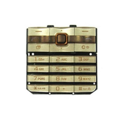 Keypad For Sony Ericsson G502 - Golden
