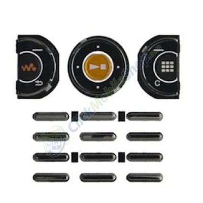 Keypad For Sony Ericsson W610i - Orange Black