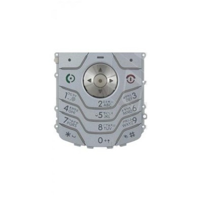 Keypad For Motorola L6 Silver - Maxbhi Com