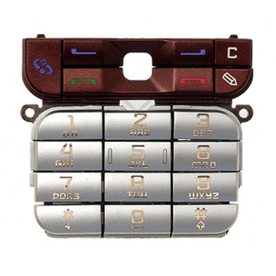 Keypad For Nokia 3230 Red - Maxbhi Com