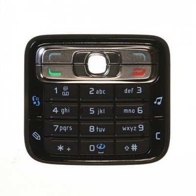 Keypad For Nokia N73 Latin Silver Gray - Maxbhi Com